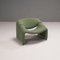 F598 Groovy Chairs in Pale Green Fabric by Pierre Paulin for Artifort 2