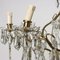 20th Century Brass & Glass Chandelier, Italy, Image 4