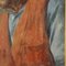 Gianfranco Campestrini, Figurines Rustiques, Huile sur Fasite, Encadrée 5