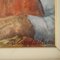 Gianfranco Campestrini, Rustic Figures, Oil on Fasite, Framed 7