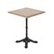 Square Bistro Table in Wood & Cast Iron 1