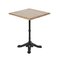 Square Bistro Table in Wood & Cast Iron, Image 1