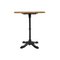 Square Bistro Table in Wood & Cast Iron 3
