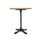 Square Bistro Table in Wood & Cast Iron, Image 3