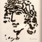 Hans-Henrik Husemann, Face to Face, 2021, Sepia on Paper, Enmarcado, Imagen 2