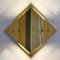 Diamond Shaped Wall Lights in Brass, Set of 4, Image 3