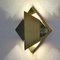 Diamond Shaped Wall Lights in Brass, Set of 4 4