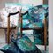 Vintage Armchair with Jungle Hermes Fabric 3