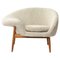 Moonlight Sheepskin Fried Egg Left Lounge Chair by Warm Nordic, Image 1