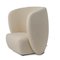 Cream Haven Lounge Chair by Warm Nordic, Image 3