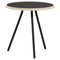 Black Laminate Surround Side Table by Nur Design 1