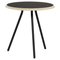Black Laminate Surround Side Table by Nur Design, Image 1