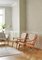 Nabuk White Oiled Oak / Seppia Lean Back Lounge Chair by Warm Nordic 10