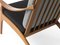 Nabuk White Oiled Oak / Seppia Lean Back Lounge Chair by Warm Nordic 6