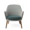 Fauteuil Dwell Cyan Clair / Cyan Foncé par Warm Nordic 2