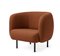Mosaic Spicy Brown Cape Lounge Chair by Warm Nordic 3