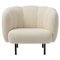 Cream Cape Lounge Chair with Stitches by Warm Nordic, Image 1