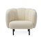 Cream Cape Lounge Chair with Stitches by Warm Nordic, Image 2