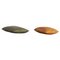 Coussins Level Cognac / Vert Mousse par MSDS Studio, Set de 2 1