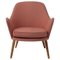 Blush Dwell Lounge Chair by Warm Nordic, Image 1