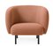 Fresh Peach Cape Lounge Chair by Warm Nordic 2