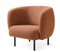 Fresh Peach Cape Lounge Chair by Warm Nordic, Image 3