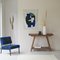 Blue Barbican O2 Side Chair by Babel Brune 5