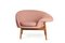 Fauteuil Oeuf au Plat Rose Pâle par Warm Nordic 2