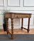 Mid-Century Italian Art Deco Style Walnut, Brass & Glass Top Desk, 1960s 5