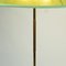 Österreichische Mid-Century Messing Stehlampe mit grünem Schirm, Rupert Nikoll von JT Kalmar zugeschrieben 10