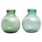 Antique French Viresa Glass Bottles, Barcelona, 1950s, Set of 2 1