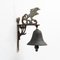 Antique 20th Century Rustic Spanish Wall Cast Iron Decorative Bell, Image 3