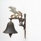 Antique 20th Century Rustic Spanish Wall Cast Iron Decorative Bell 5