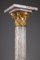 Marble and Gilt Bronze Composite Columns, Set of 2 4