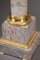 Marble and Gilt Bronze Composite Columns, Set of 2, Image 7