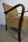 Vintage Armchair with Wooden Armrests 9
