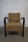 Vintage Armchair with Wooden Armrests 5