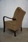 Vintage Armchair with Wooden Armrests 2