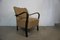 Vintage Armchair with Wooden Armrests, Image 1