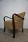 Vintage Armchair with Wooden Armrests, Image 4