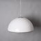 Mid-Century Italian Pendant in Metal and White Acrylic Glass by Harvey Guzzini, 1970s 8