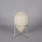 Italian Vase in White Murano Glass with Stand by Flavio Poli for Seguso, 1960s, Image 7