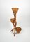 Italian Flower Stands in Rattan and Bamboo, 1960s 3