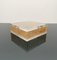 Italian Squared Box in Acrylic Glass and Rattan, 1970s 5