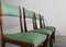 Italian Wood and Skai Dining Chairs from Gio Ponti, 1950s, Set of 5 5