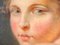 Retrato de mujer joven, década de 1700, óleo sobre lienzo, enmarcado, Imagen 3