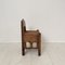Romanesque Style Armchair in Sloid Pine, 1820, Image 8