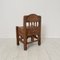 Romanesque Style Armchair in Sloid Pine, 1820, Image 9