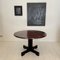Mid-Century Italian Dining Table with Brown and Red Veneer, 1980s 14