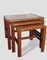 Danish Nesting Tables in Teak by Svend A. Madsen for Karl Lindegaard Denmark, 1960s, Set of 3, Image 2